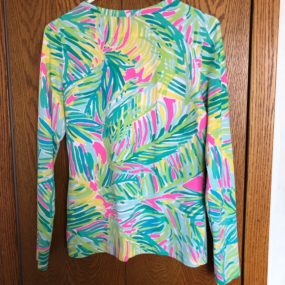 Lilly Pulitzer Kayleigh top in Tropical Storm - Picture 4 of 8